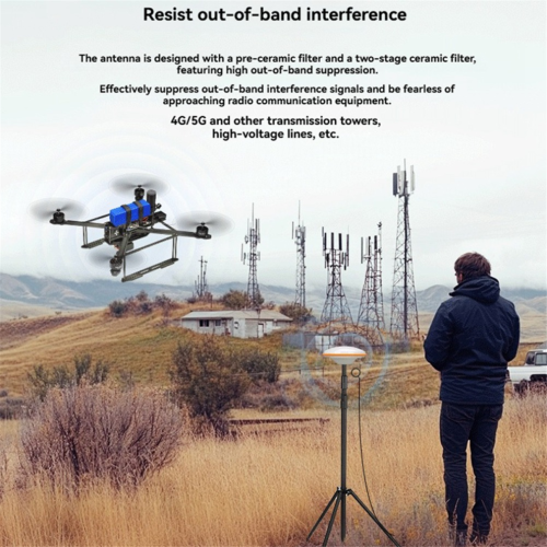 ANT-B10 Basstationsantenn RTK UFO Högprecisions-GNSS Beidou 1