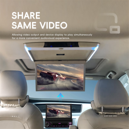 Autoradio singolo DIN con CarPlay, Android Auto e touchscreen da 7 pollici