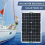 Κιτ ηλιακού πάνελ 180W Φορτιστής 12V με ελεγκτή 100A για τροχόσπ 4