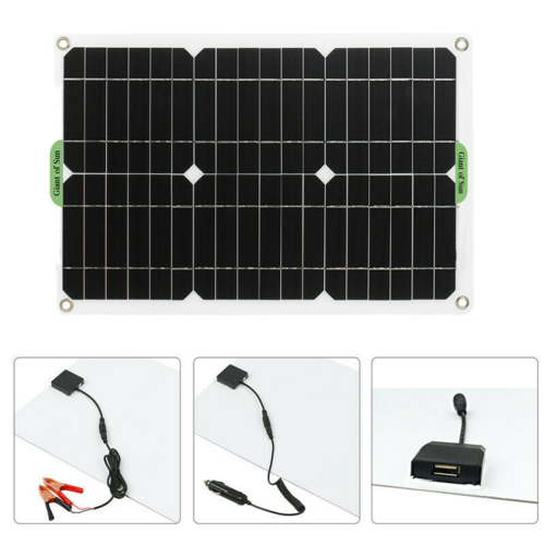 Κιτ ηλιακού πάνελ 180W Φορτιστής 12V με ελεγκτή 100A για τροχόσπ 1