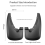 4PCS Car Mud Flaps for Ram 1500/2500/3500 2010-2018 4