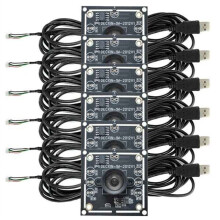 6 kpl kameramoduulia 1MP OV9732 1280x720 USB-vapaa ohjain, manuaalinen tarkennus