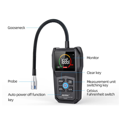 MESTEK Methangas-Lecksuchgerät 50000 ppm 2