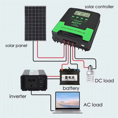 Solar Charging Controller 12V 24V WiFi Solar Panel Regulator 20A 1