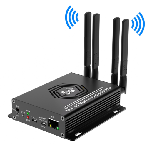 Adattatore da modulo NGFF (M.2) 4G/5G a USB 3.0 con porta RJ45 1