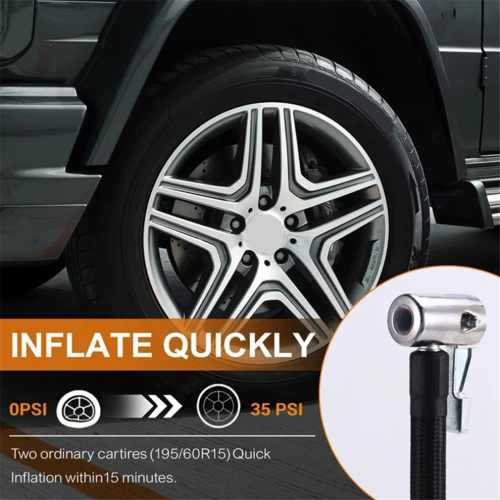Fit for Battery Air Compressor Automatic Tire Inflator EU Plug 1