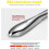 Fish Scale Remover, Stainless Steel with Handle, Detachable Design, 2pcs 5