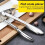 Fish Scale Remover, Stainless Steel with Handle, Detachable Design, 2pcs 2