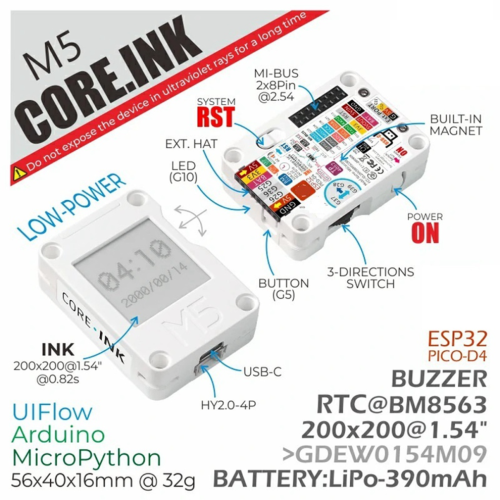 Pour CoreInk ESP32--D4 1