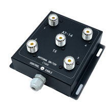 Commutateur d'antenne coaxiale 4 voies AT-14 pour stations radio 1,8-60 MHz
