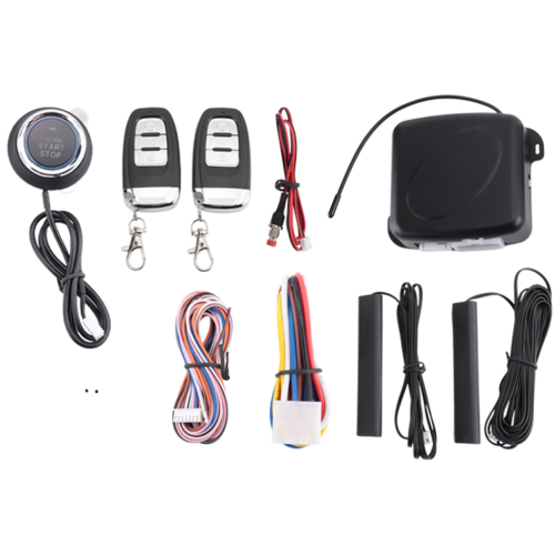 Car SUV PKE Keyless Entry Engine Start Alarm Push Button Start System 2