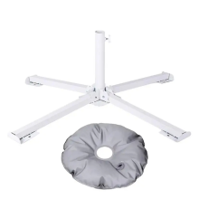 Umbrella Base Foldable Outdoor Patio Parasol Weight Base White