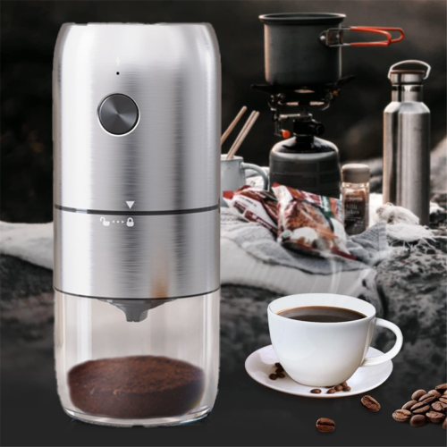 Portable Electric Burr Coffee Grinder,with Multiple Grinding Settings 2