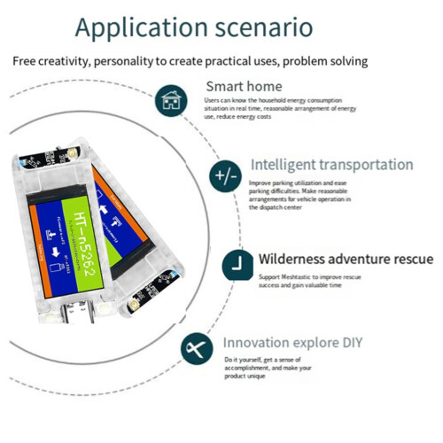 New Meshtastic Tracker Positioning Devboard Low Power 470-510mhz 1