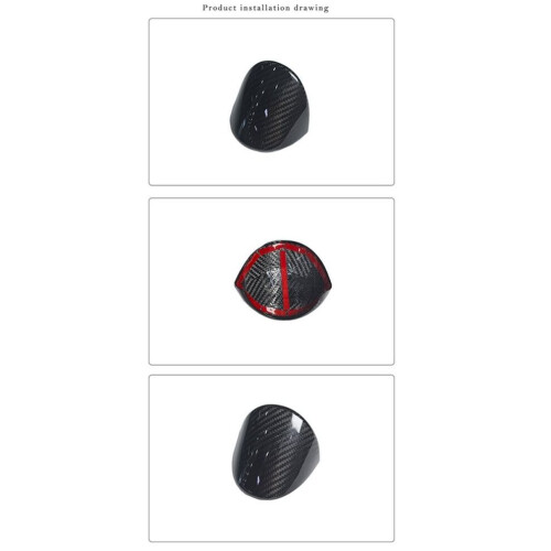 Echt droog koolstofvezel dashboard instrumentenpaneel 1