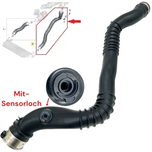 Ladeluftrohr für Turbolader 1