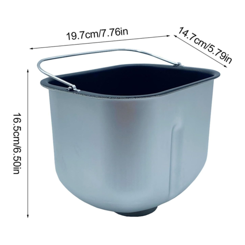Bread Baking Pan Non-Stick Mixing Bread Bucket, for Mixing Flour 2