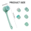 Electric Bath Brush with Long Handle, 5 Interchangeable Heads, 2