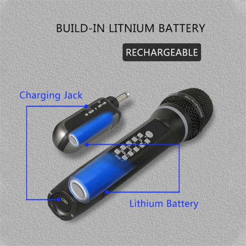 UHF-Funkmikrofon mit Bluetooth für Autolautsprecher