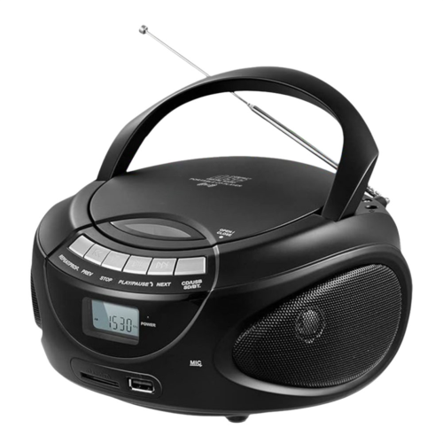 Multifunktionell CD-kassettspelare Bluetooth AM/FM-radio (EU)