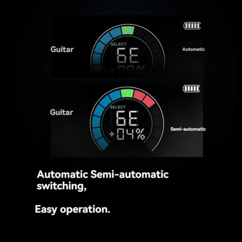 Smart Automatic Guitar Tuner, LCD Screen - Metronome & String Winder 1