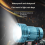 LED Zoomable Strong Light Telescopic Spotlight Long Range Spotlight 2