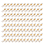96PCS Mini Brass Padlock with Keys Locker Case Supply Travel Suitcase 1
