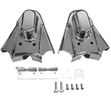 Coperture per asse del forcellone posteriore Phantom in metallo cromato per motocicletta