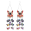 2Pcs Wind Spinner DIY Dotted Painting Wind Chime Double Sided Hanging 1