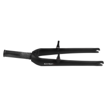 Fahrrad-Vorderradgabel aus Carbonfaser, sandfarben/schwarz