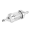 Kromglas Bränsle Bensin Råolja Motor Inline Filter 5/16 Tum 8mm 4