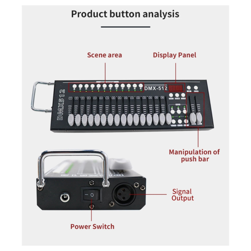 DMX512 Console Controller for Stage Lighting Beam/Wash Lights 1