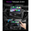 Autoradio Single Din da 7 pollici con Android Auto e compatibilità wireless, pieghevole manualmente. 2