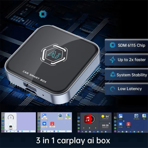 Smart Car CarPlay Adapter AI BOX Android 13.0 Box 1