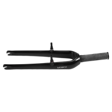 Fahrrad-Vorderradgabel aus Carbonfaser, glänzend schwarz