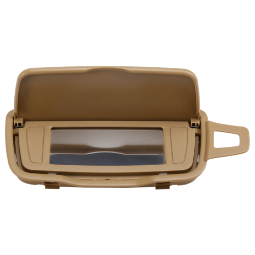 Specchietto parasole per auto, colore beige. 1