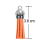 250Pcs/Set Keychain Tassels Bulk Colored Leather Tassel Pendants 2