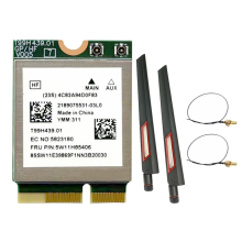 MT7927 WiFi7-kort + 2X10DB-antenn BT5.4 Gigabit trådlöst nätverkskort