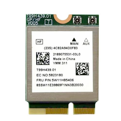 Κάρτα WiFi7 MT7927 + Κεραία 2X10DB BT5.4 Κάρτα ασύρματου δικτύου Gigabit 1
