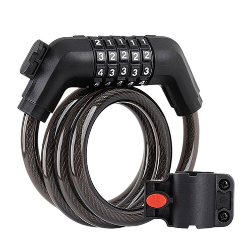 Durability Steel Cable Lock Bike Combination Lock Code Security AntiTheft Lock for Bicycles Protection
