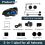 Motorhelm headset WIFI Bluetooth, HD 1080P rijrecorder 2