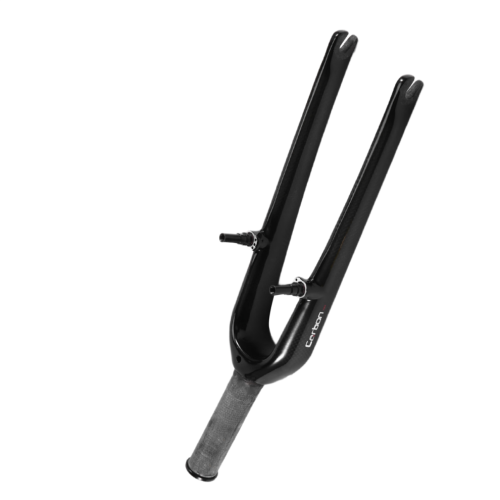 Bicycle Carbon Fibre Front Fork Gloss Black 2