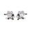 Front Right & Left Brake Caliper with Pads for Banshee 350 1