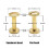 Brass Copper Flat Round Head Stud Chicago Screw Rivet for Leather Craft Ref: 9735 5