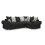 Furniture 786 Verona Scatter Back 2c1 Corner Sofa Black 2