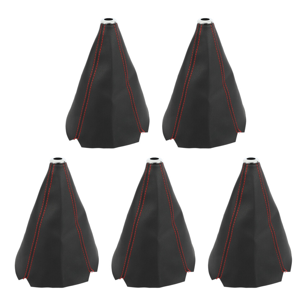 5X Universal Auto Manual Gear Shift Knob Boot Dust-Cover Gear Gaiter Cover Gear Shifter Boot Shift Knob Gaiter Boot 4713734275601