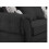 Furniture 786 Verona Scatter Back 2c1 Corner Sofa Black 3