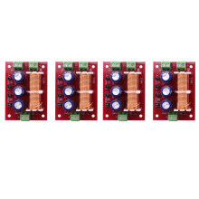 4X YLY-2088 Audio Frequency Divider 400W Adjustable 2 Way Crossover Filters Full Range Treble Bass Frequency Divider