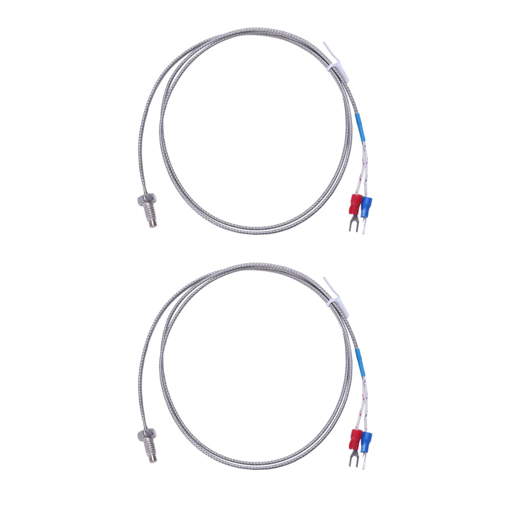 2X 3.3Ft K Type Thermocouple Temperature Controller 0-400C Sensor Probe 4712337224382