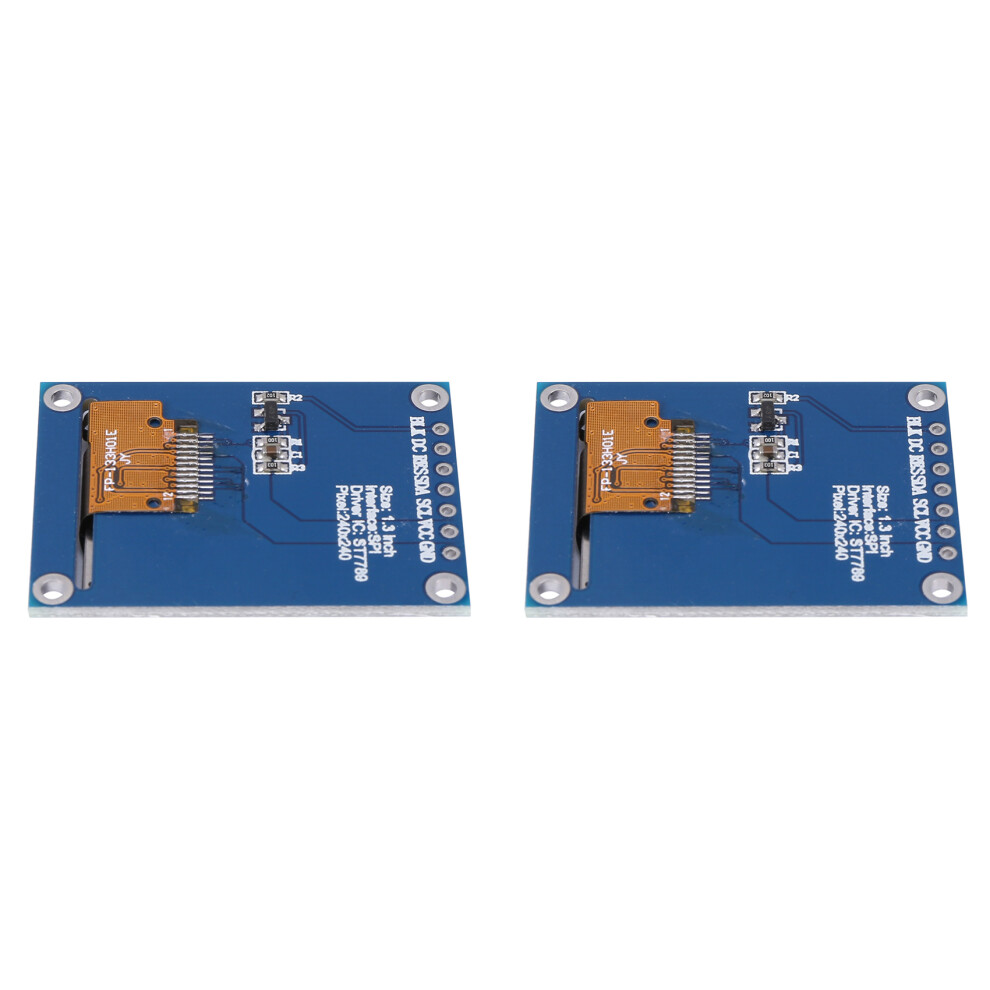 2X 1.3 Inch Ips Hd Tft St7789 Drive Ic 240 X 240 Spi Communication 3.3V Voltage Spi Interface Full Color Tft Lcd Display 4713296386920